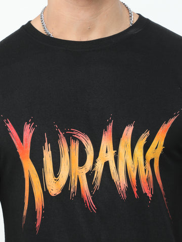 Naruto-Kurama classic Black tshirt