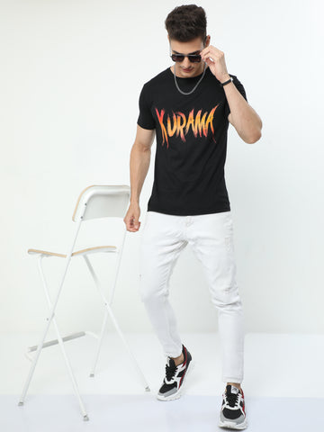 Naruto-Kurama classic Black tshirt