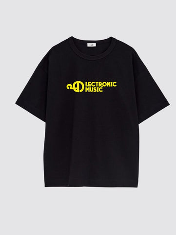 Retro Electronic Music Women Oversized T-Shirt