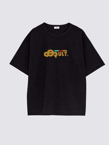 Retro Women Cult Black Oversized T-Shirt