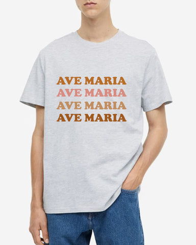 ave maria crew neck tshirt