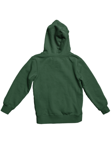 Bottle Green Solid Hoodie