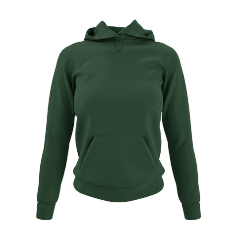 Women's Bottle Green Hoodies