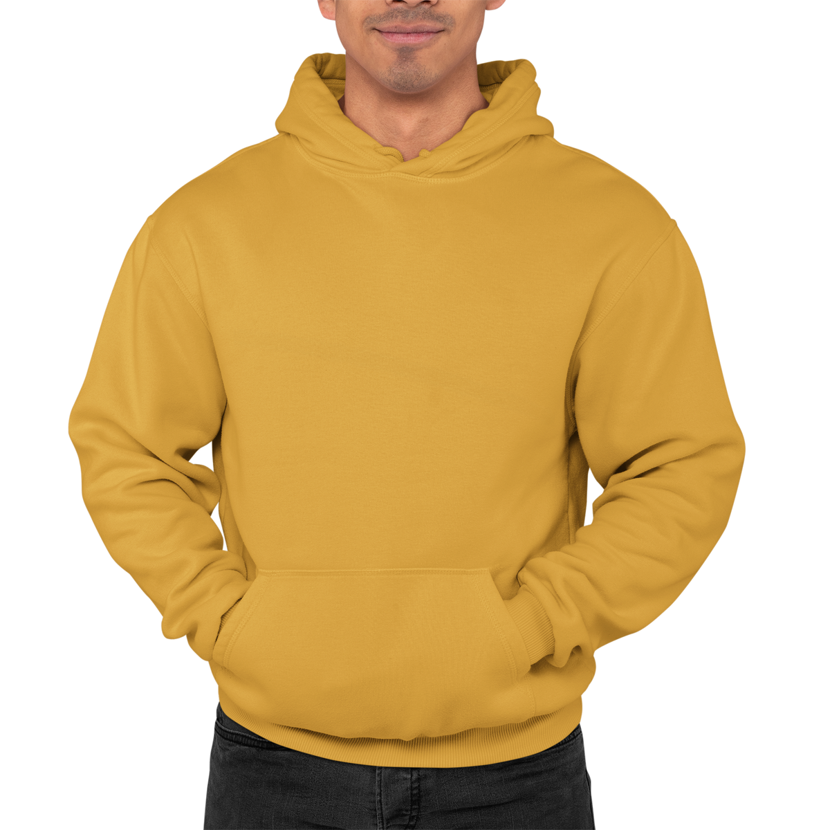 Mustard Yellow Hooded Sweatshirts