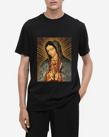 Our lady of guadalupe crew neck tshirt