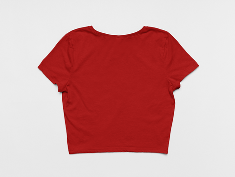 Women's Classic Red crop top