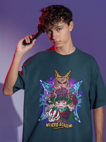 Oversized My Hero Academia Tees