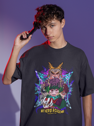 Oversized My Hero Academia Tees