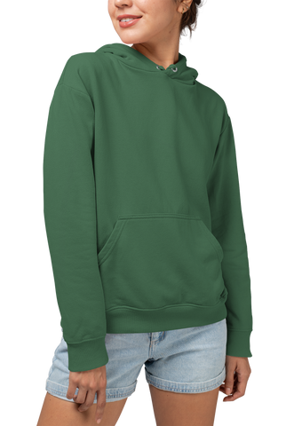 Women's Bottle Green Hoodies