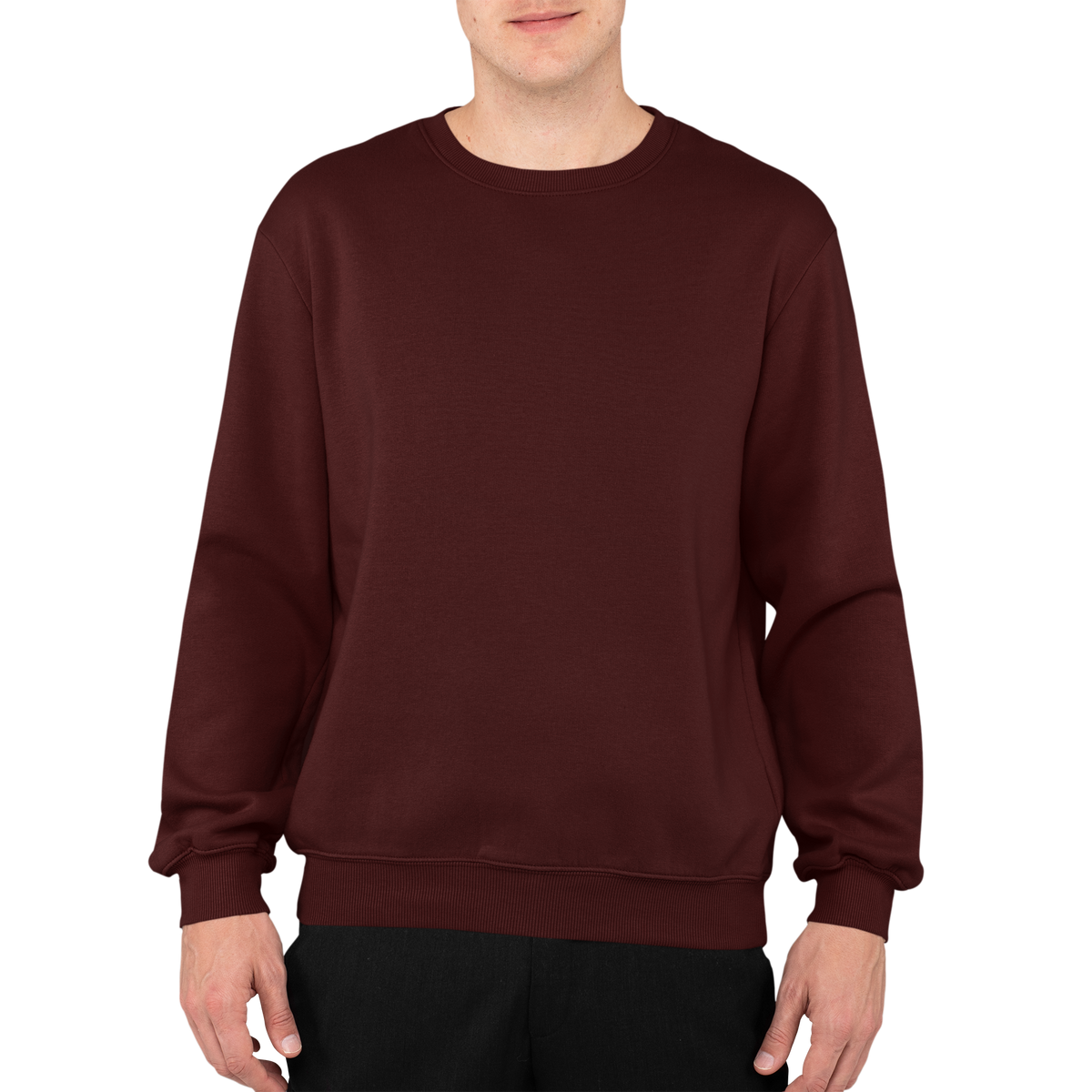 Embrace Elegance Maroon Sweatshirts