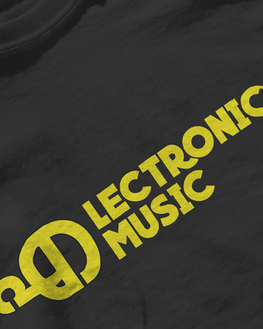 Retro Electronic Music Oversized Men T-Shirt