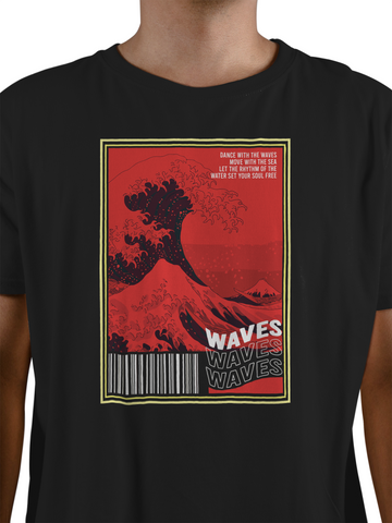 Waves limited edition Crew Neck T-shirt