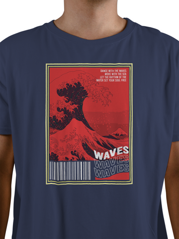 Waves limited edition Crew Neck T-shirt