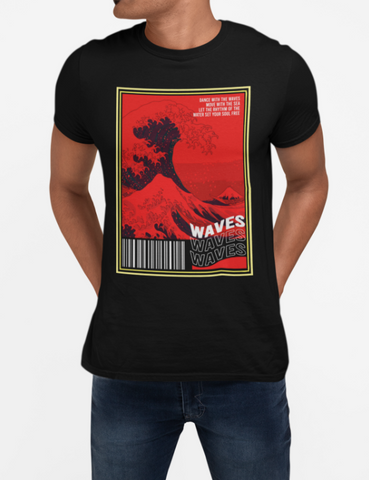 Waves limited edition Crew Neck T-shirt